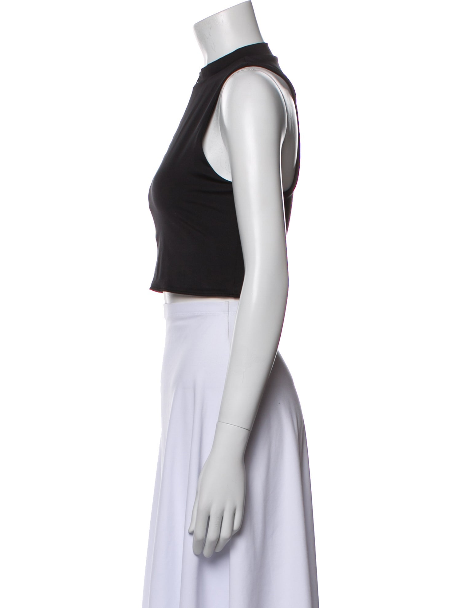 Reformation Crew Neck Sleeveless Crop Top