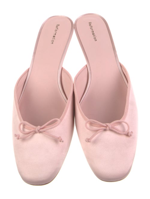 Reformation Satin Mules