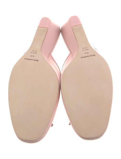 Reformation Satin Mules