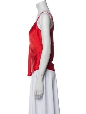 Reformation Silk Scoop Neck Top