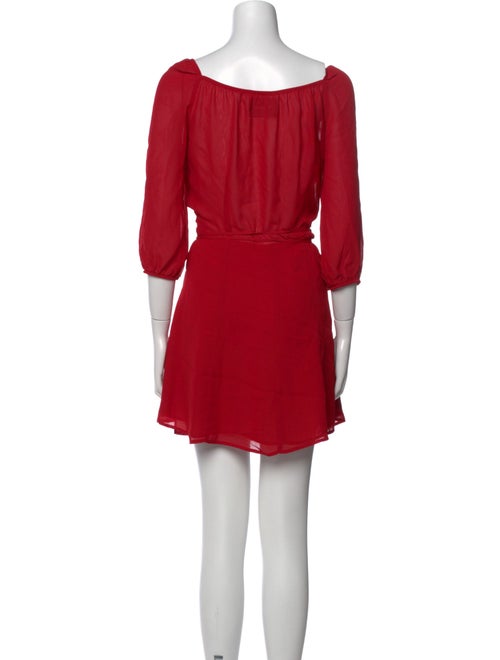 Reformation V-Neck Mini Dress