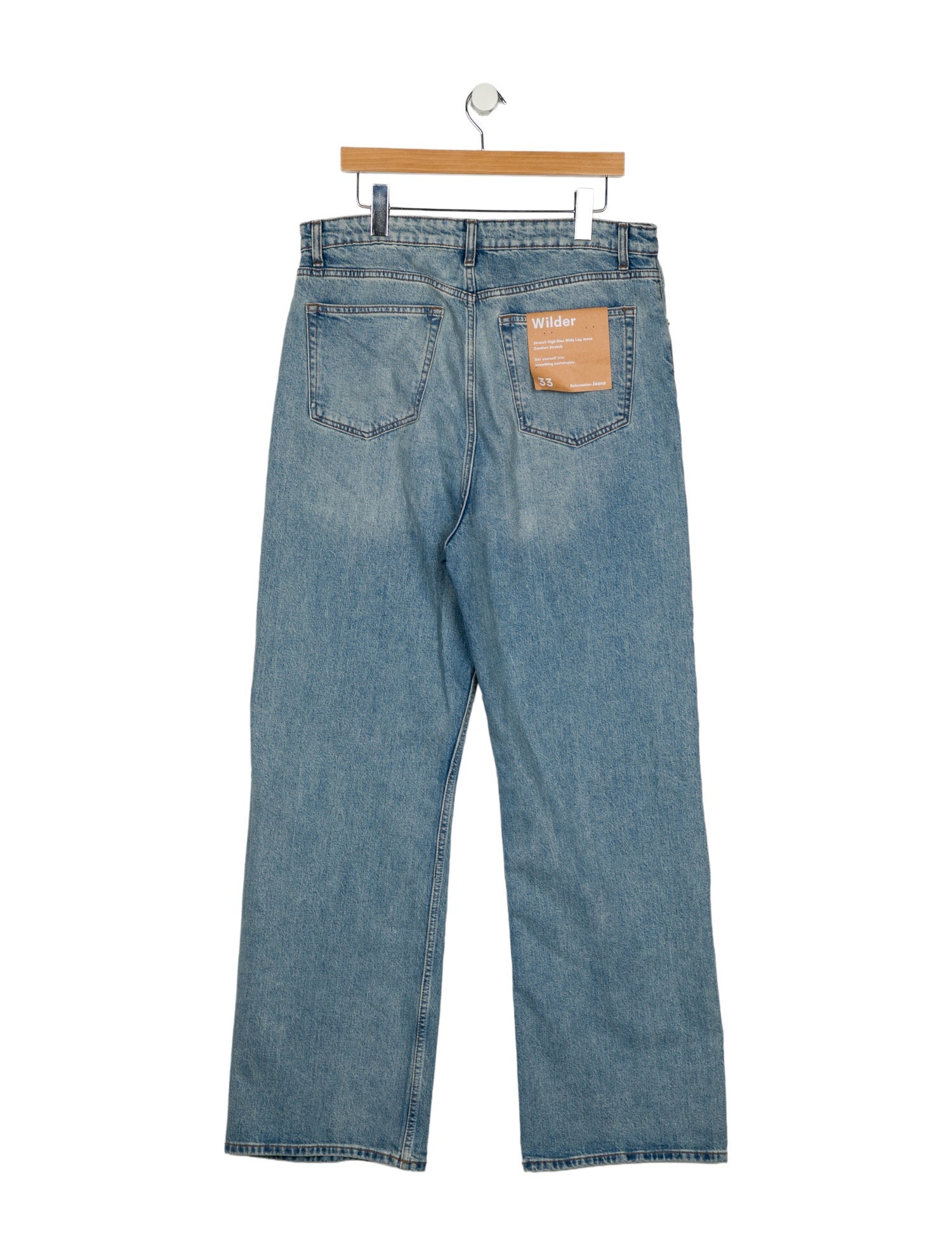 Reformation High-Rise Wide Leg Jeans