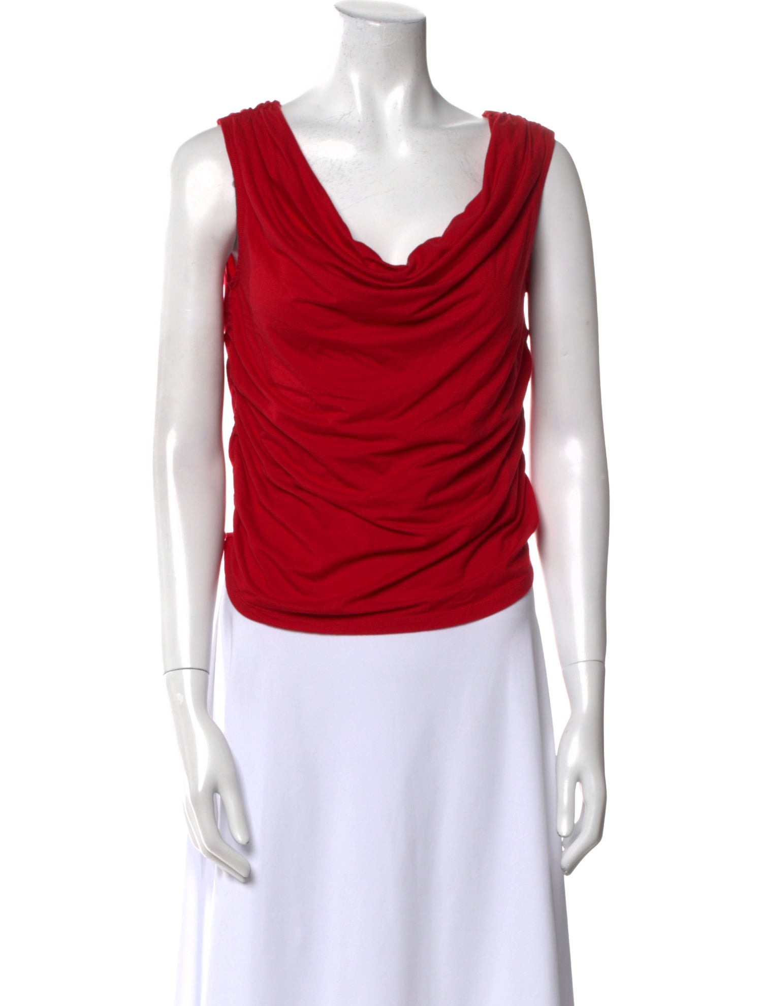 Reformation Cowl Neck Sleeveless Crop Top