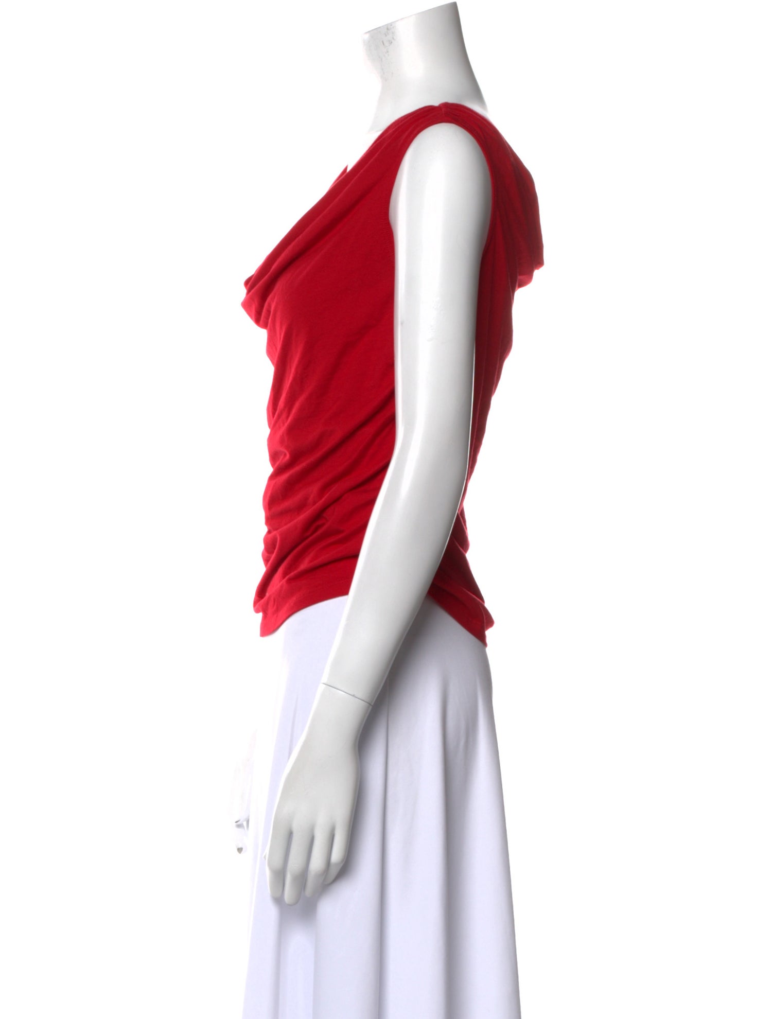 Reformation Cowl Neck Sleeveless Crop Top