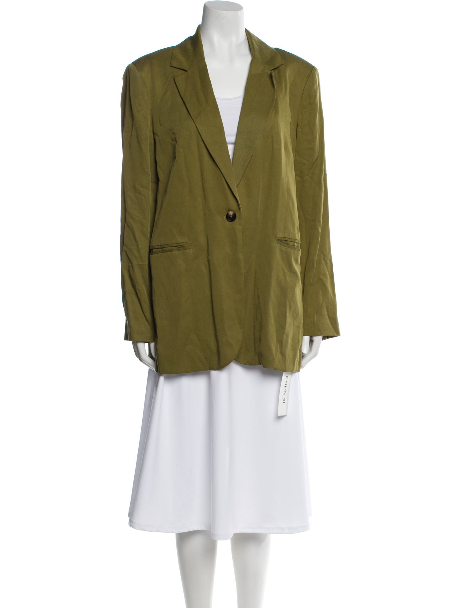 Reformation Linen Peacoat