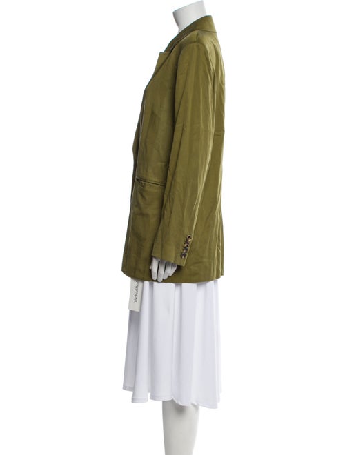 Reformation Linen Peacoat