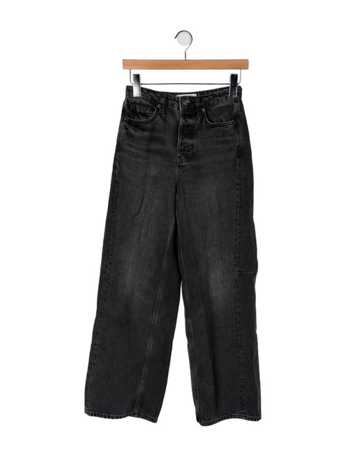 Reformation Mid-Rise Wide Leg Jeans