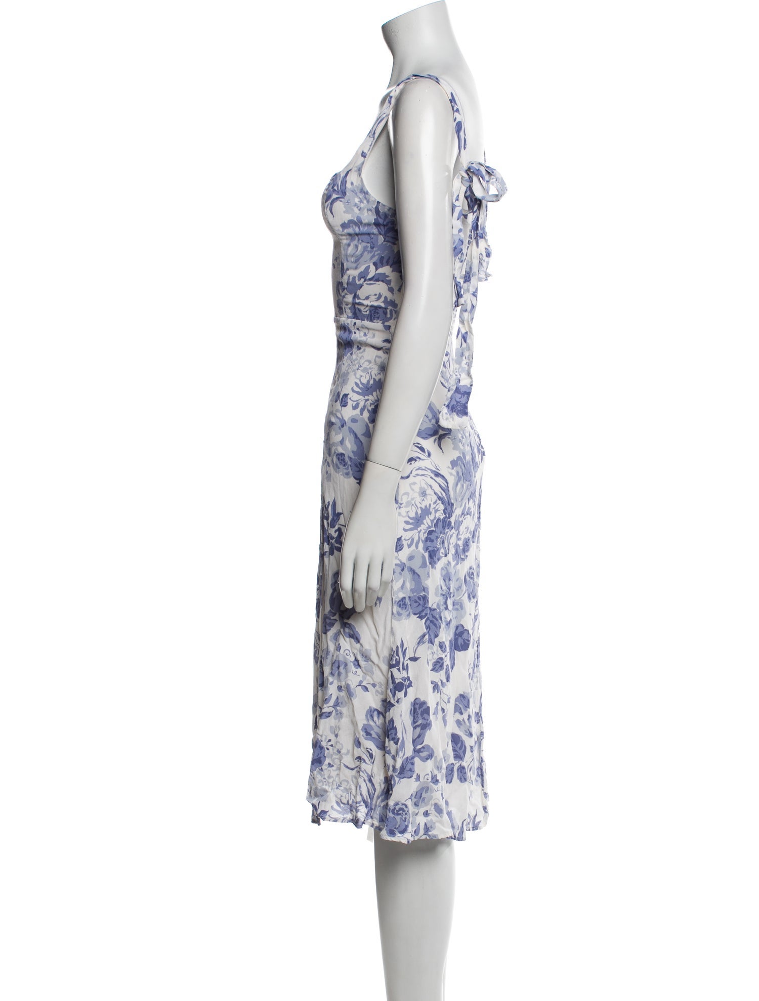 Reformation Floral Print Mini Dress