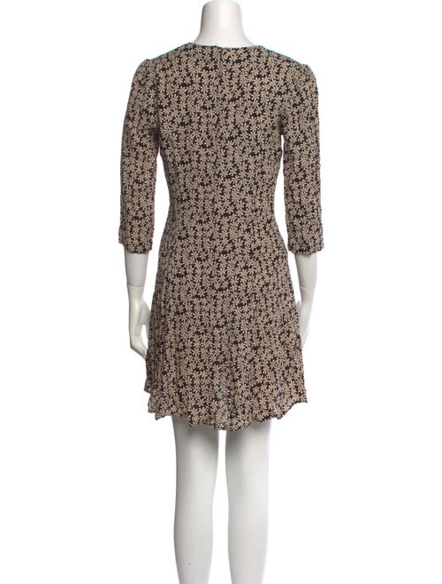 Reformation Floral Print Mini Dress