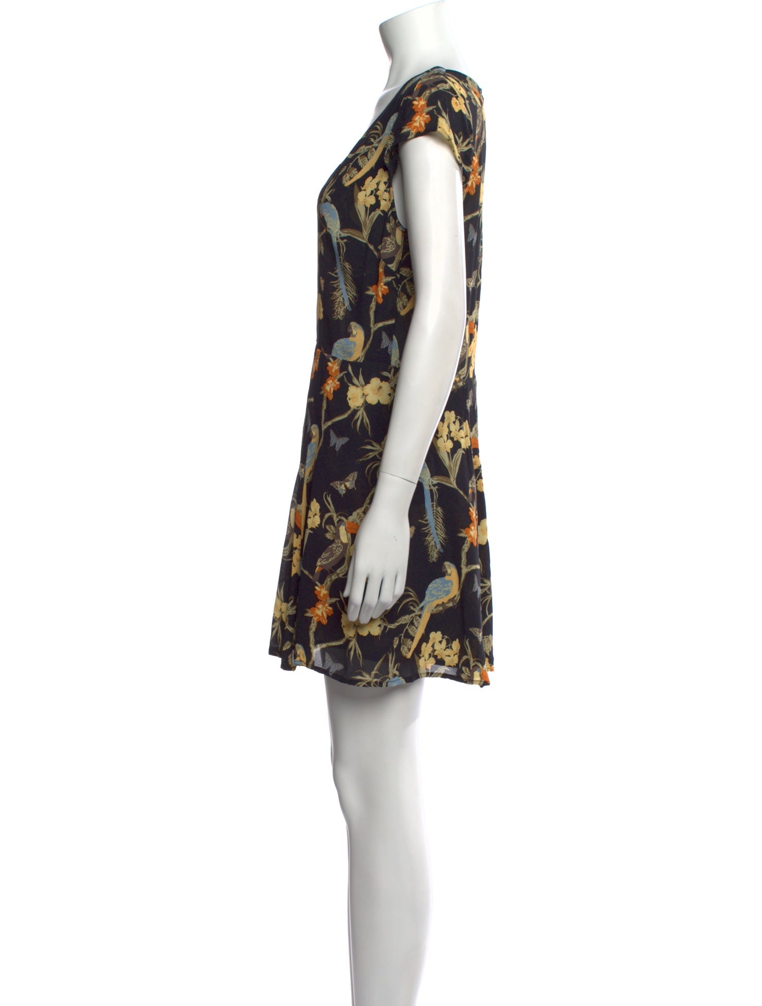 Reformation Printed Mini Dress