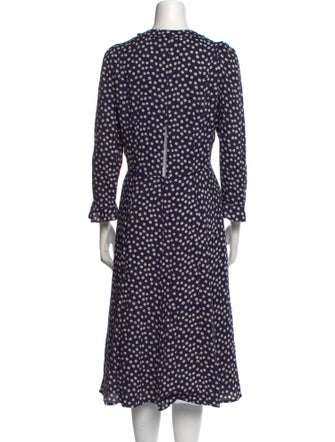 Reformation Printed Midi Length Dress