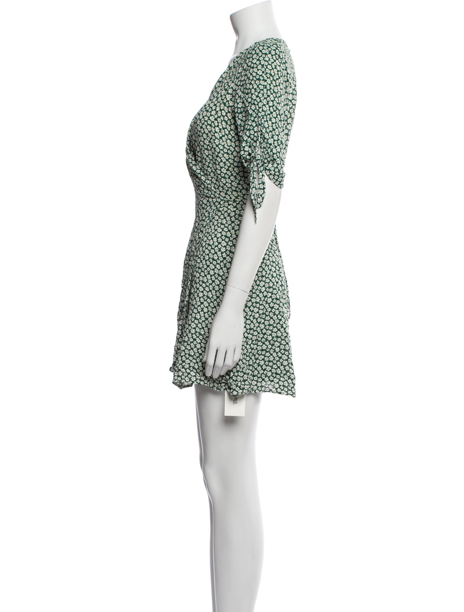 Reformation Floral Print Mini Dress