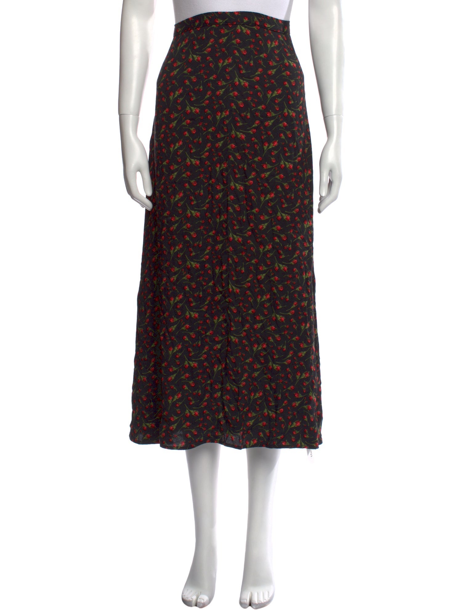 Reformation Printed Midi Length Skirt