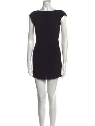Reformation Bateau Neckline Mini Dress