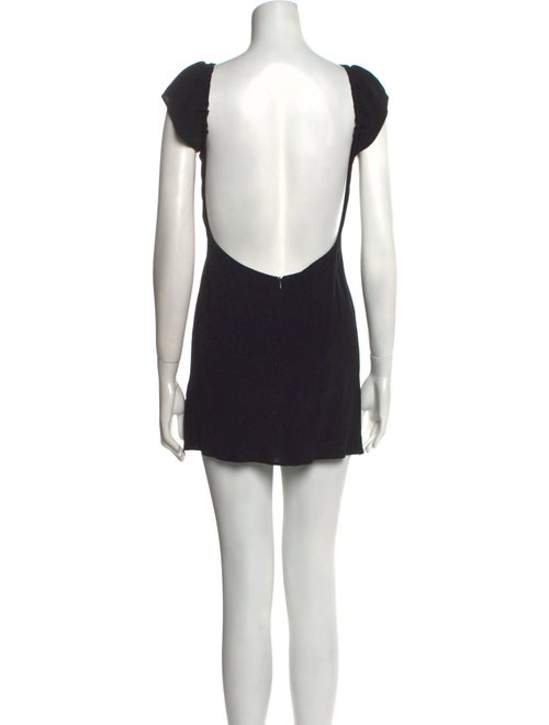 Reformation Bateau Neckline Mini Dress