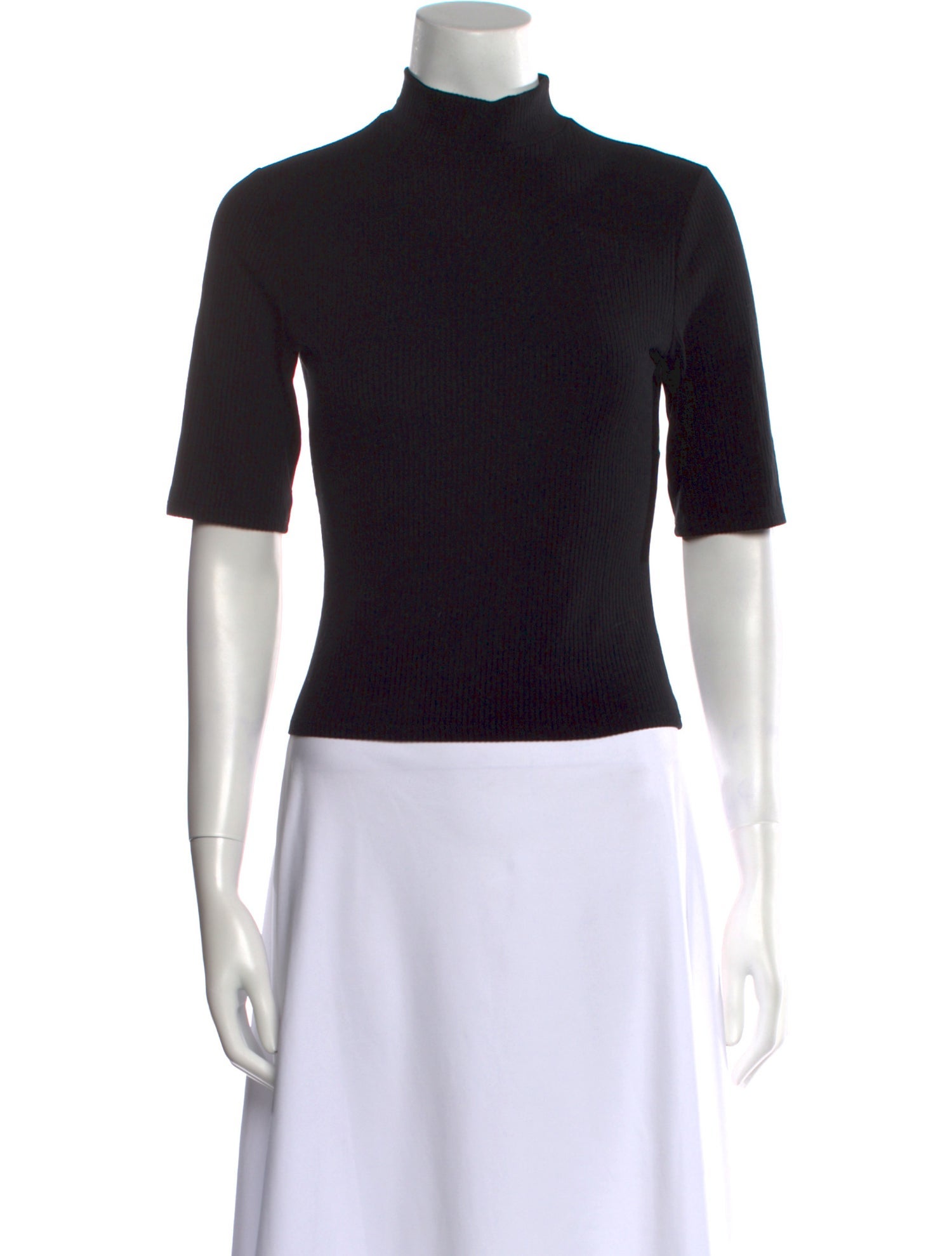 Reformation Turtleneck Short Sleeve Top