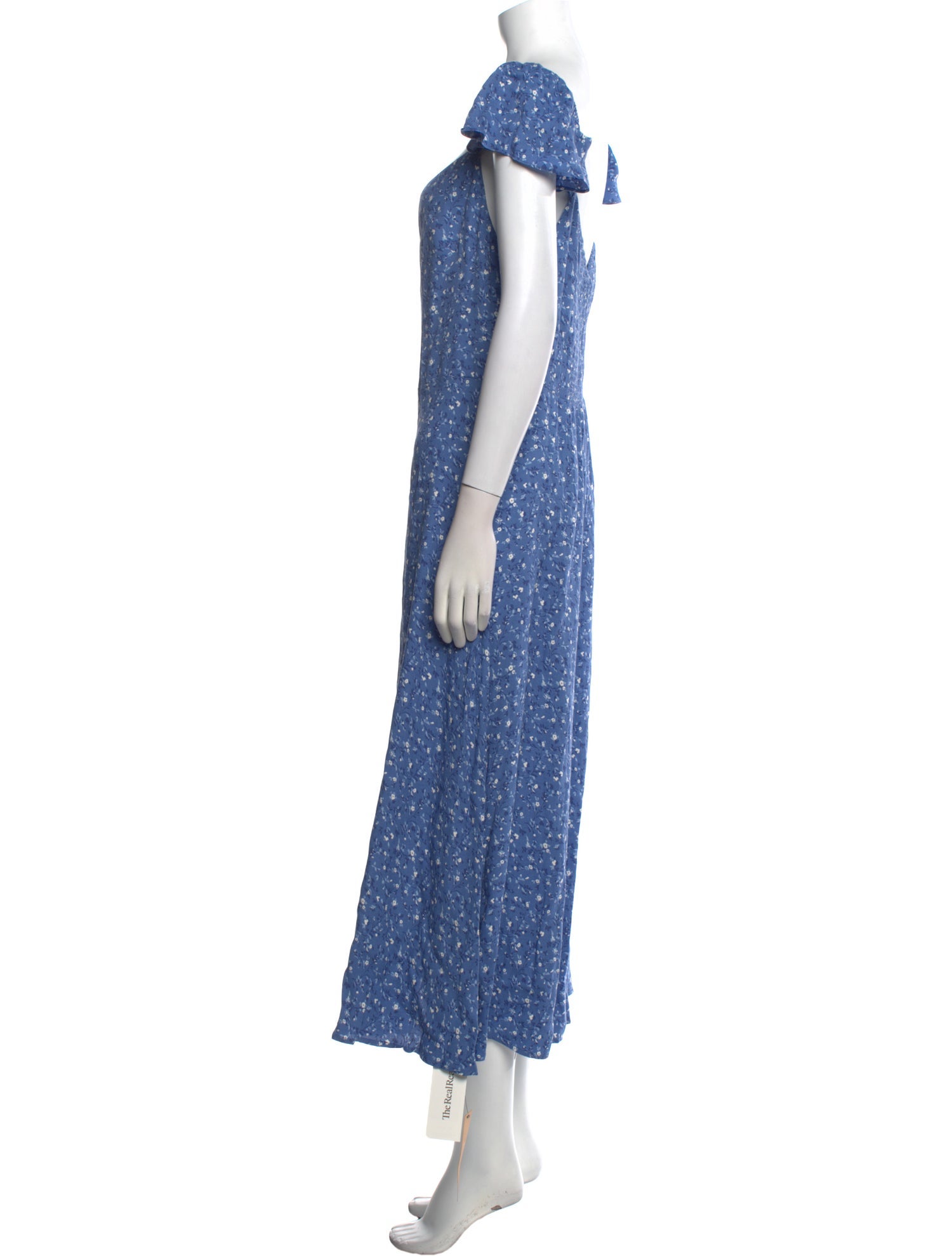 Reformation Floral Print Long Dress w/ Tags