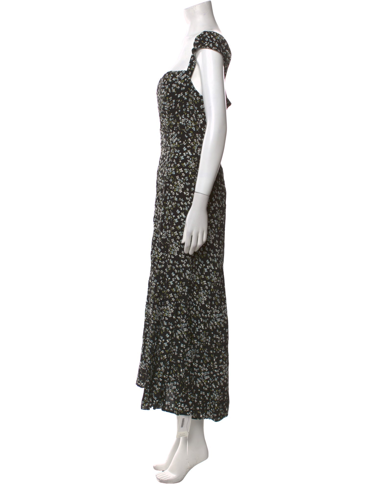 Reformation Floral Print Long Dress w/ Tags