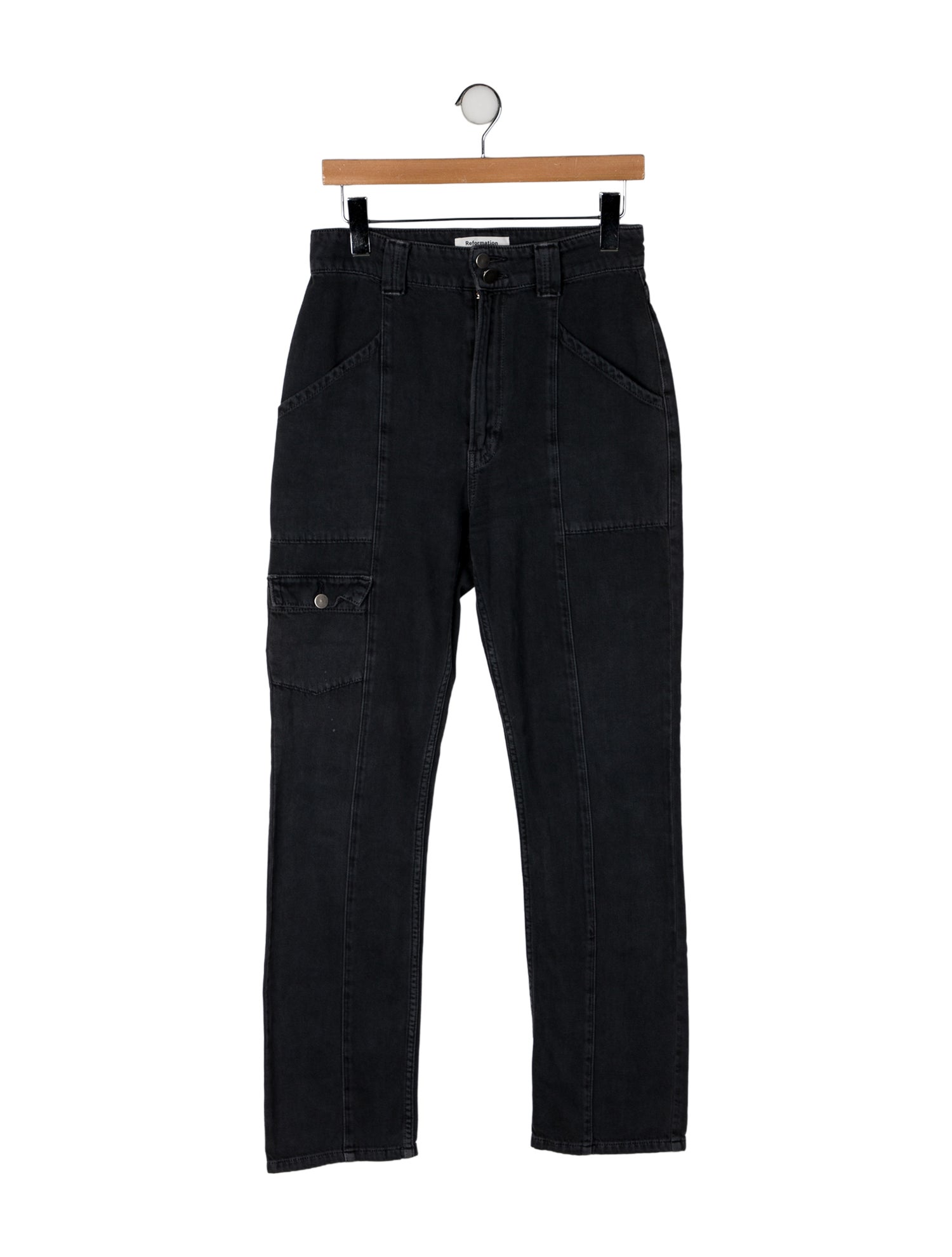 Reformation High-Rise Straight Leg Jeans