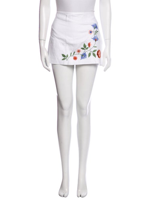 Reformation Linen Mini Skirt