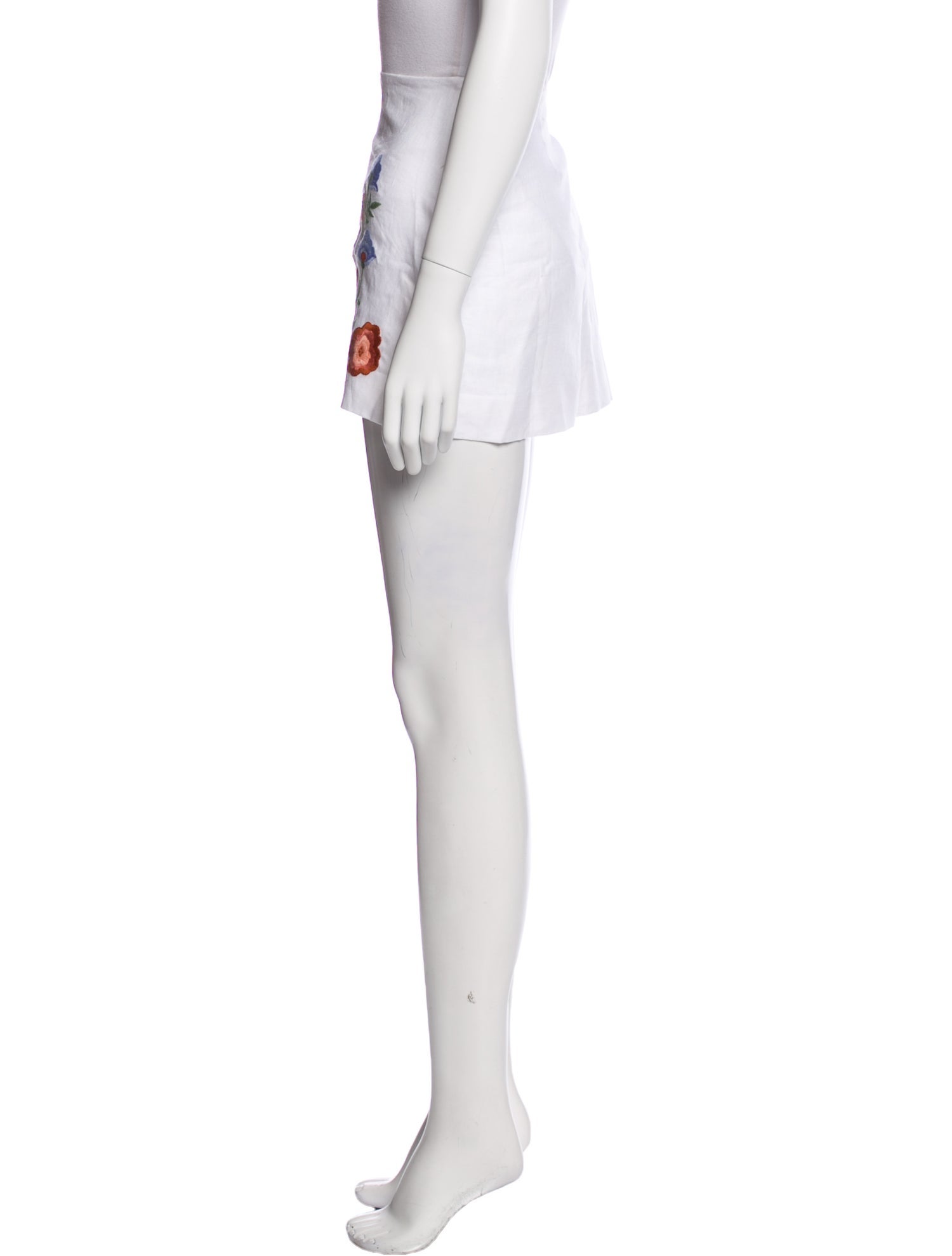 Reformation Linen Mini Skirt