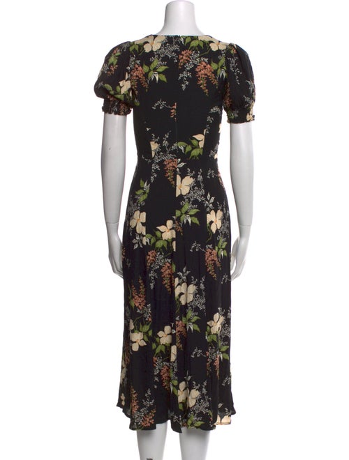 Reformation Floral Print Long Dress