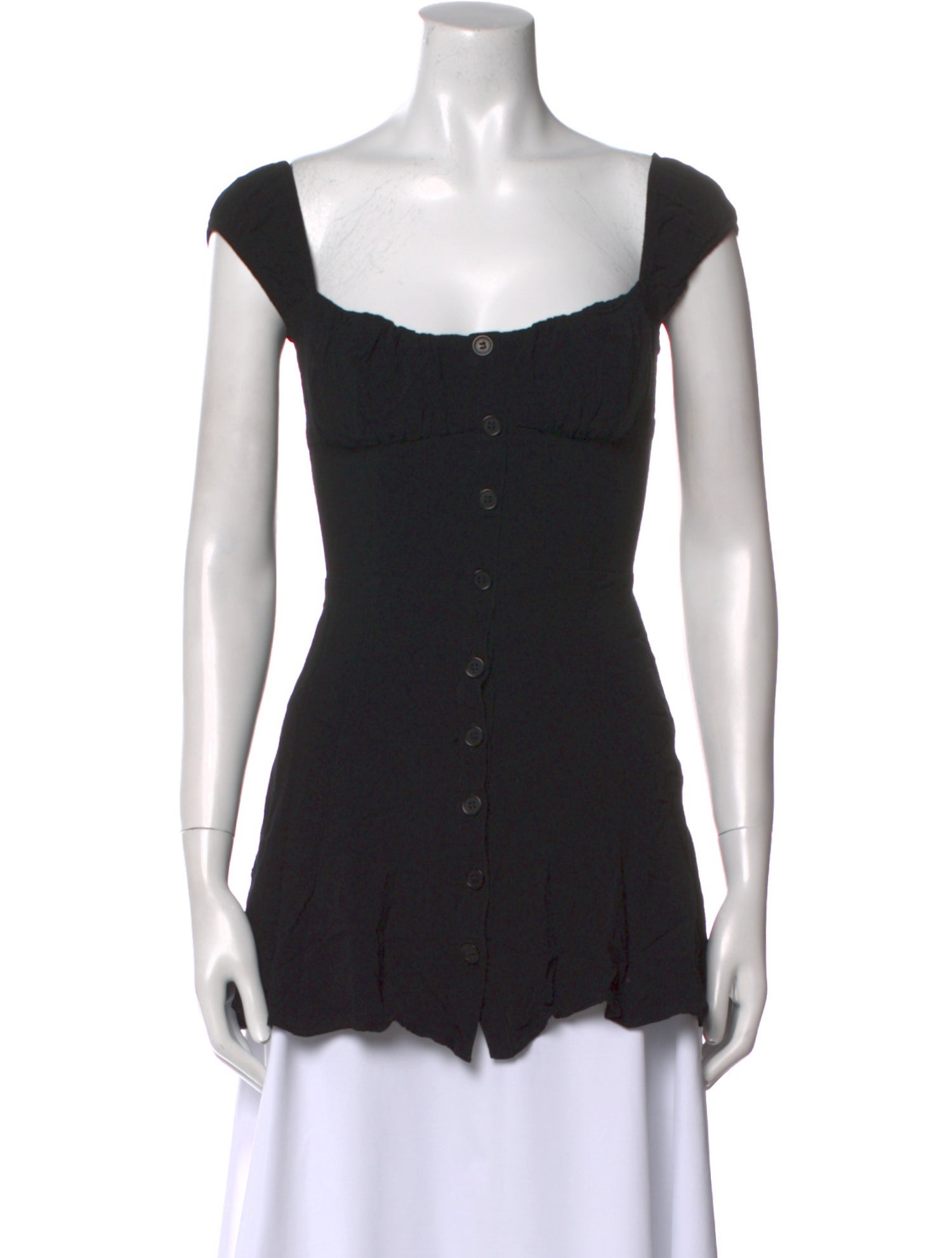 Reformation Square Neckline Sleeveless Top