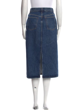 Reformation Whipstitch Trim Knee-Length Skirt