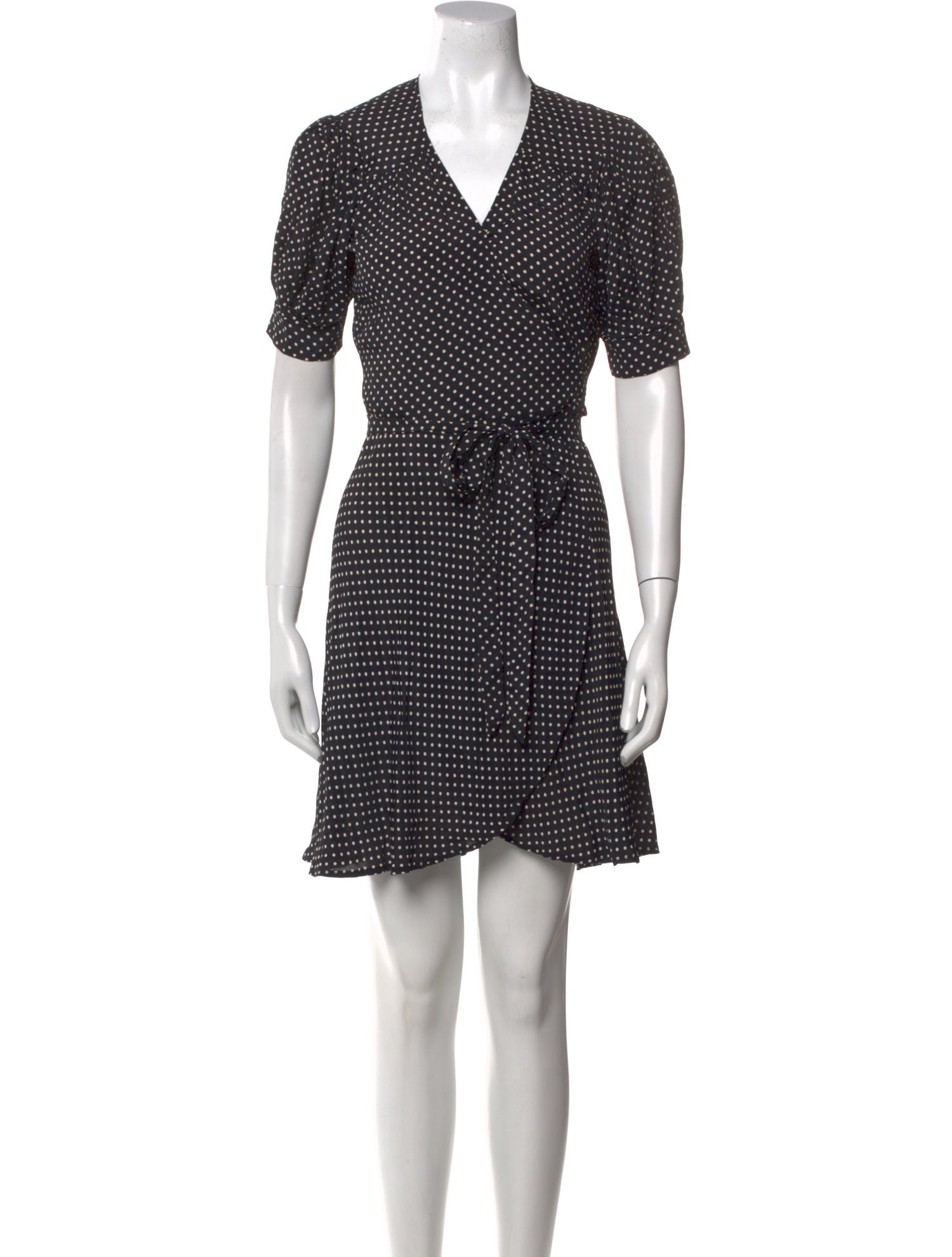 Reformation Polka Dot Print Mini Dress