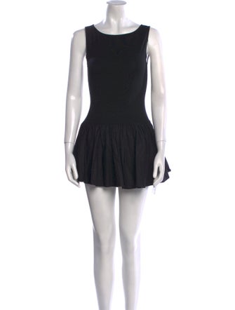 Reformation Bateau Neckline Mini Dress