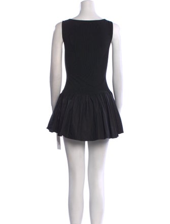 Reformation Bateau Neckline Mini Dress