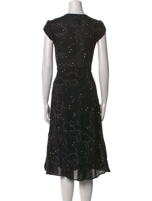 Reformation Printed Midi Length Dress