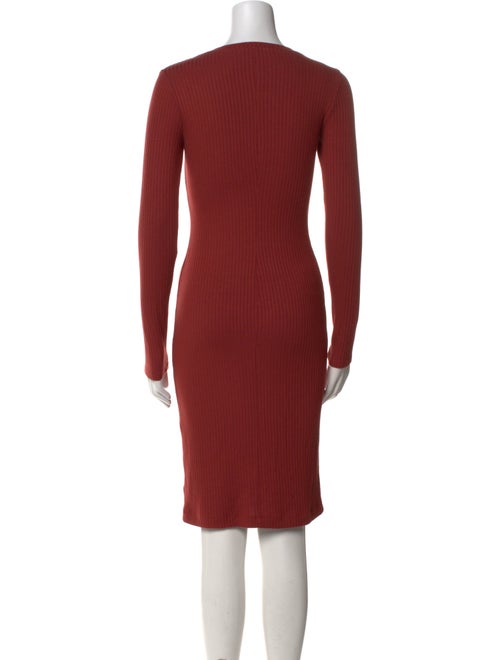 Reformation Crew Neck Knee-Length Dress