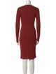 Reformation Crew Neck Knee-Length Dress