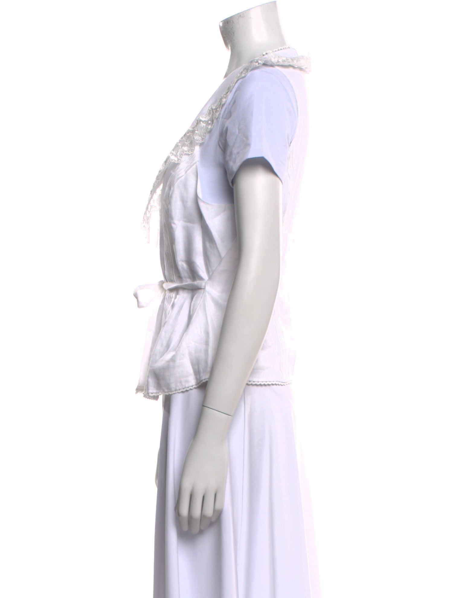 Reformation Linen V-Neck Blouse w/ Tags