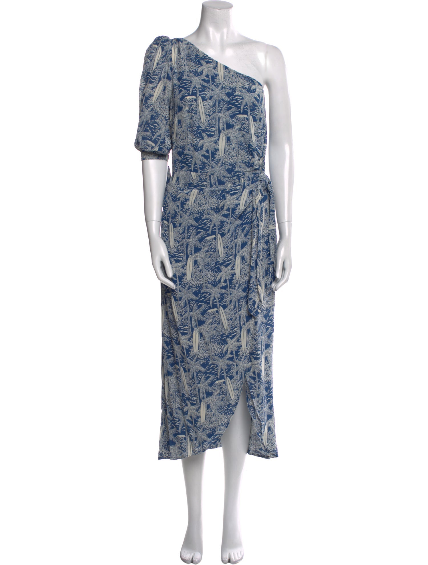 Reformation Printed Midi Length Dress