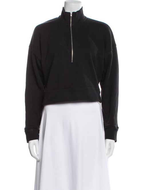 Reformation Mock Neck Long Sleeve Sweatshirt