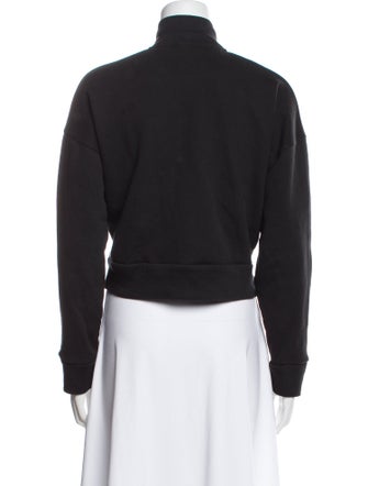 Reformation Mock Neck Long Sleeve Sweatshirt