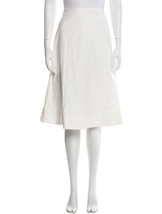 Reformation Pleated Accents Knee-Length Skirt