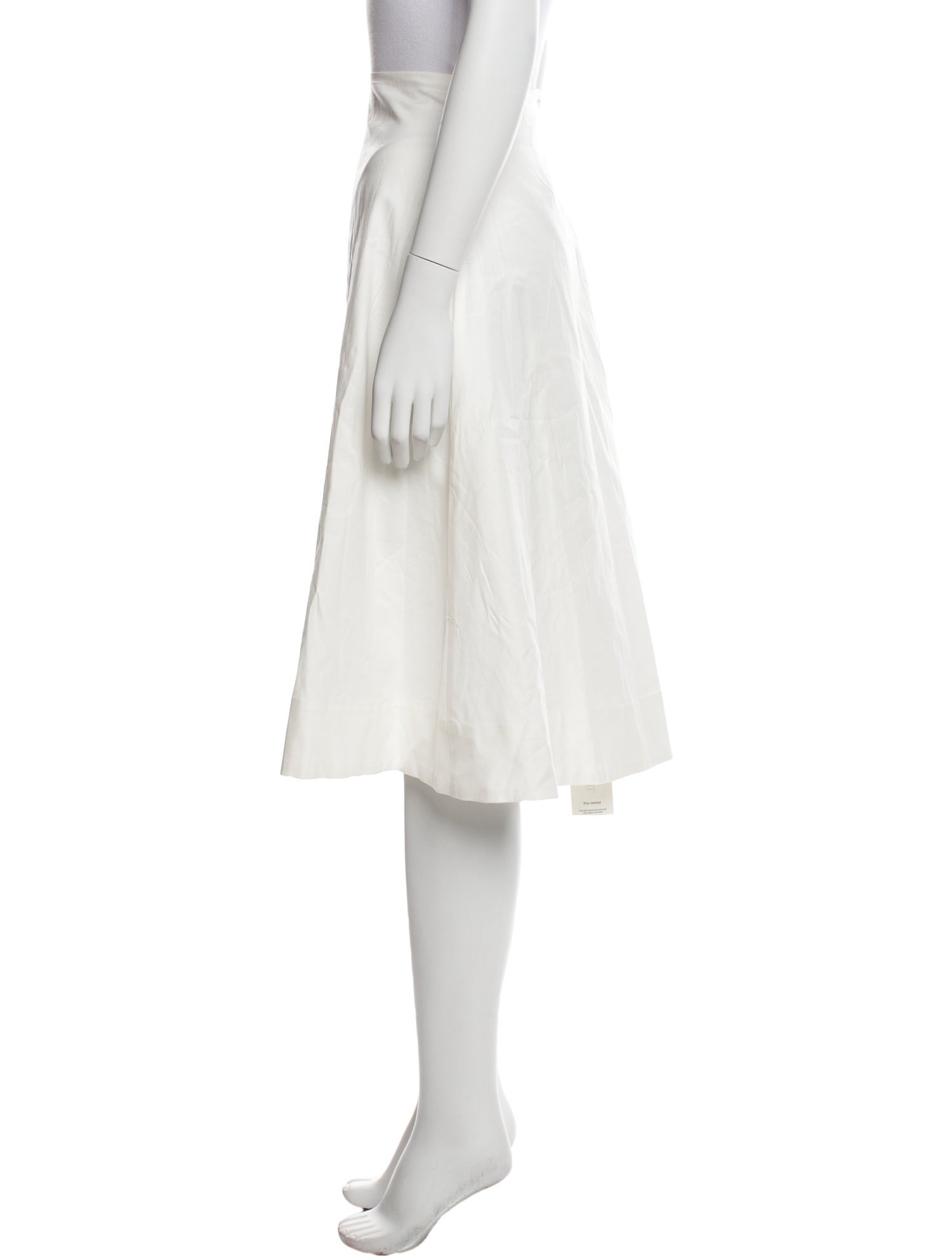 Reformation Pleated Accents Knee-Length Skirt