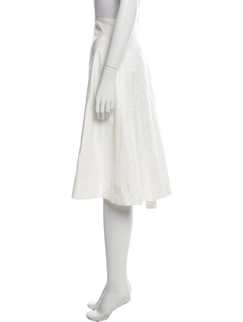 Reformation Pleated Accents Knee-Length Skirt