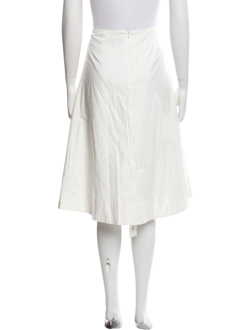 Reformation Pleated Accents Knee-Length Skirt