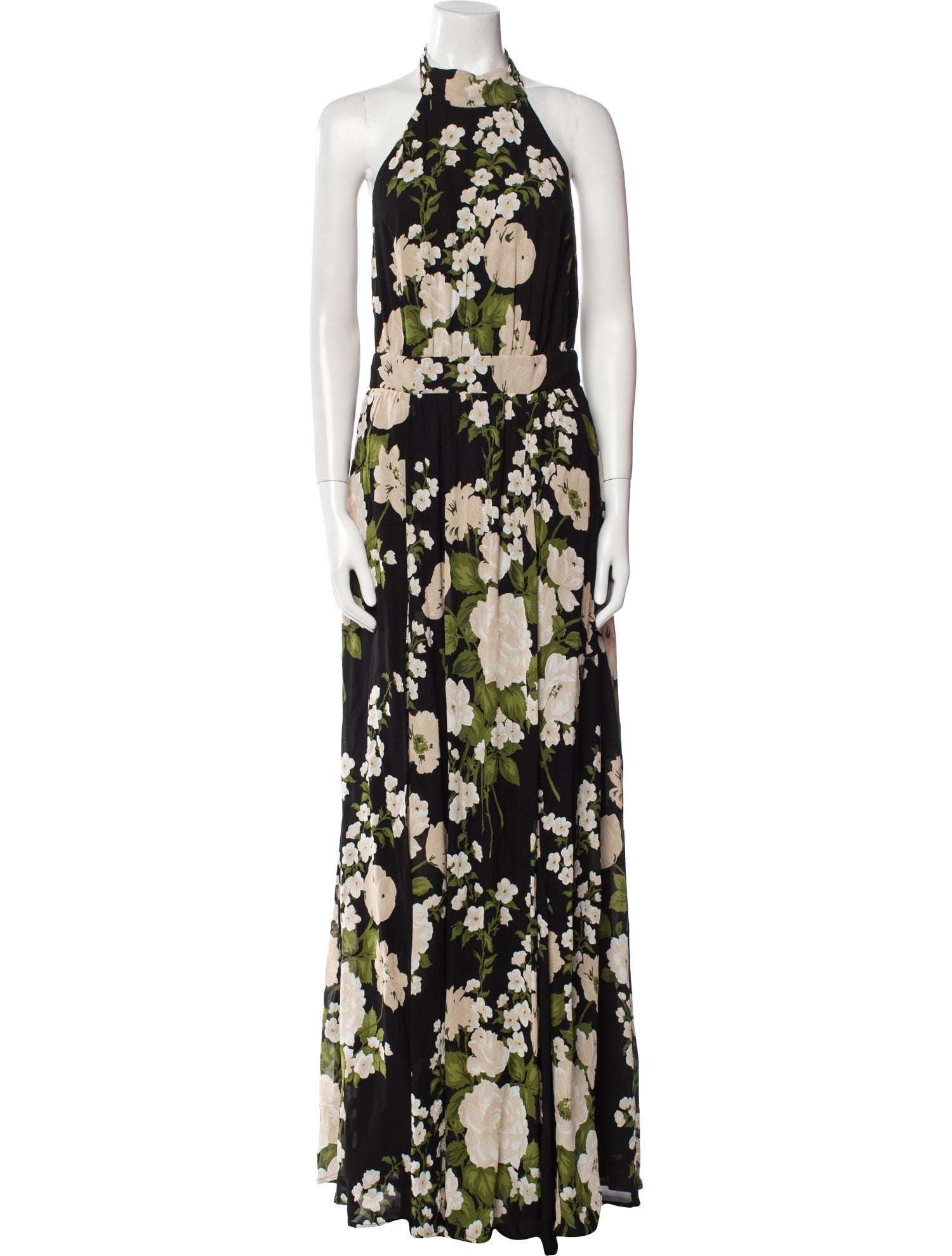 Reformation Floral Print Long Dress