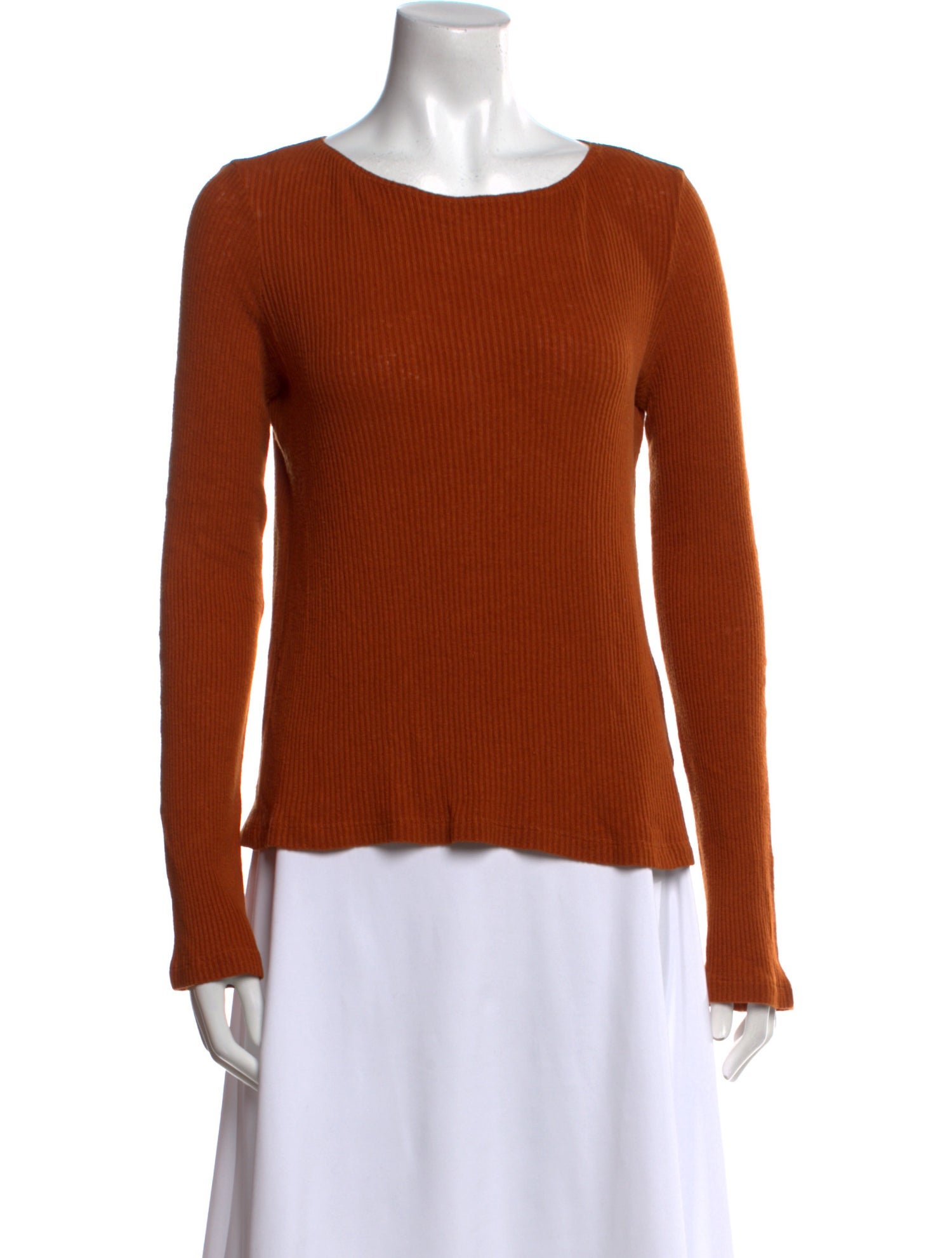 Reformation Scoop Neck Long Sleeve Top