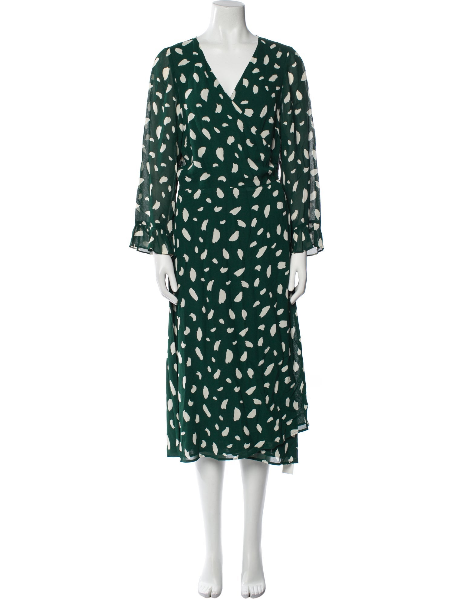 Reformation Printed Midi Length Dress