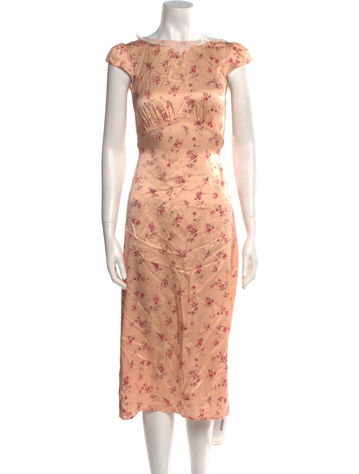 Reformation Silk Midi Length Dress