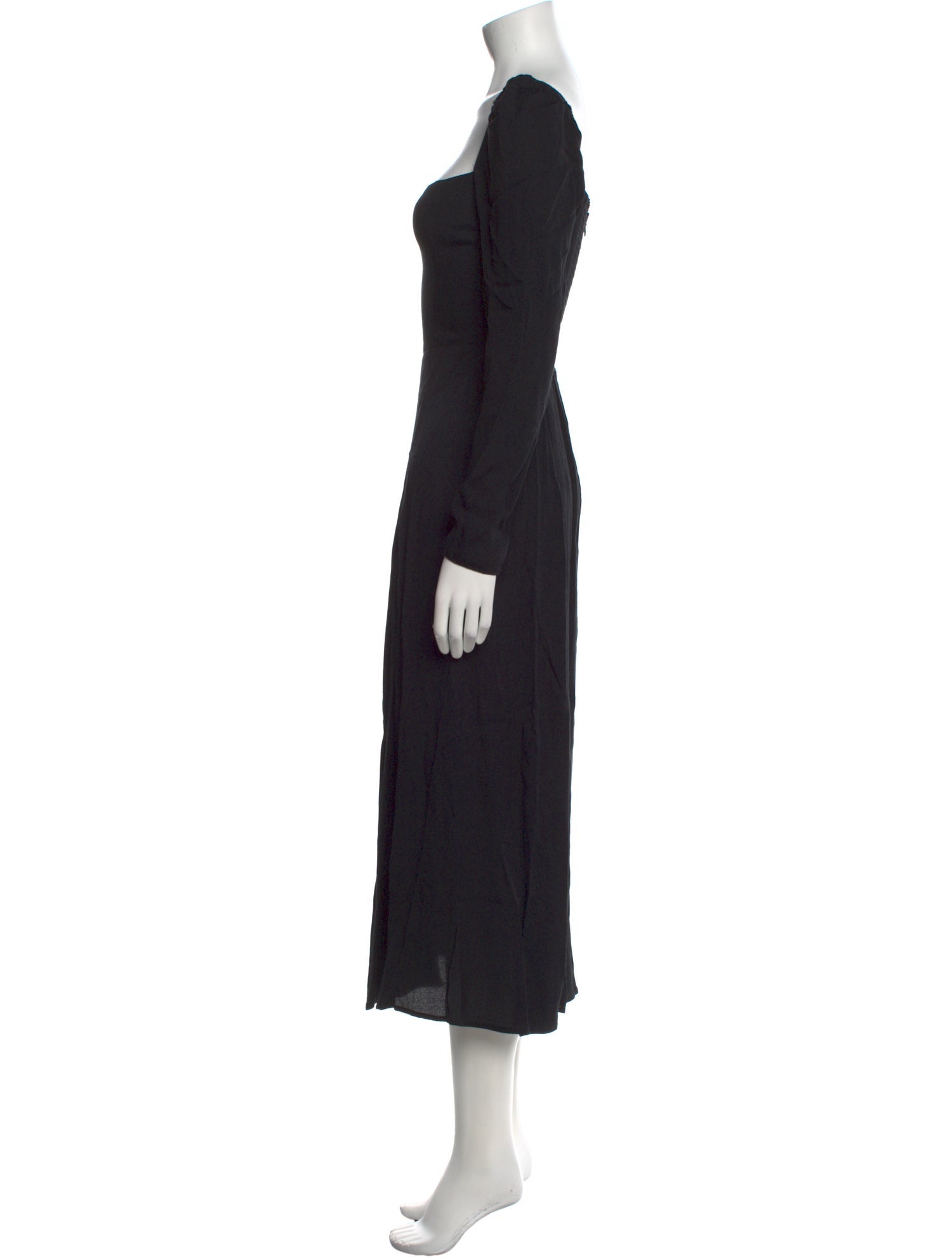 Reformation Square Neckline Long Dress