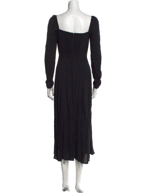 Reformation Square Neckline Long Dress