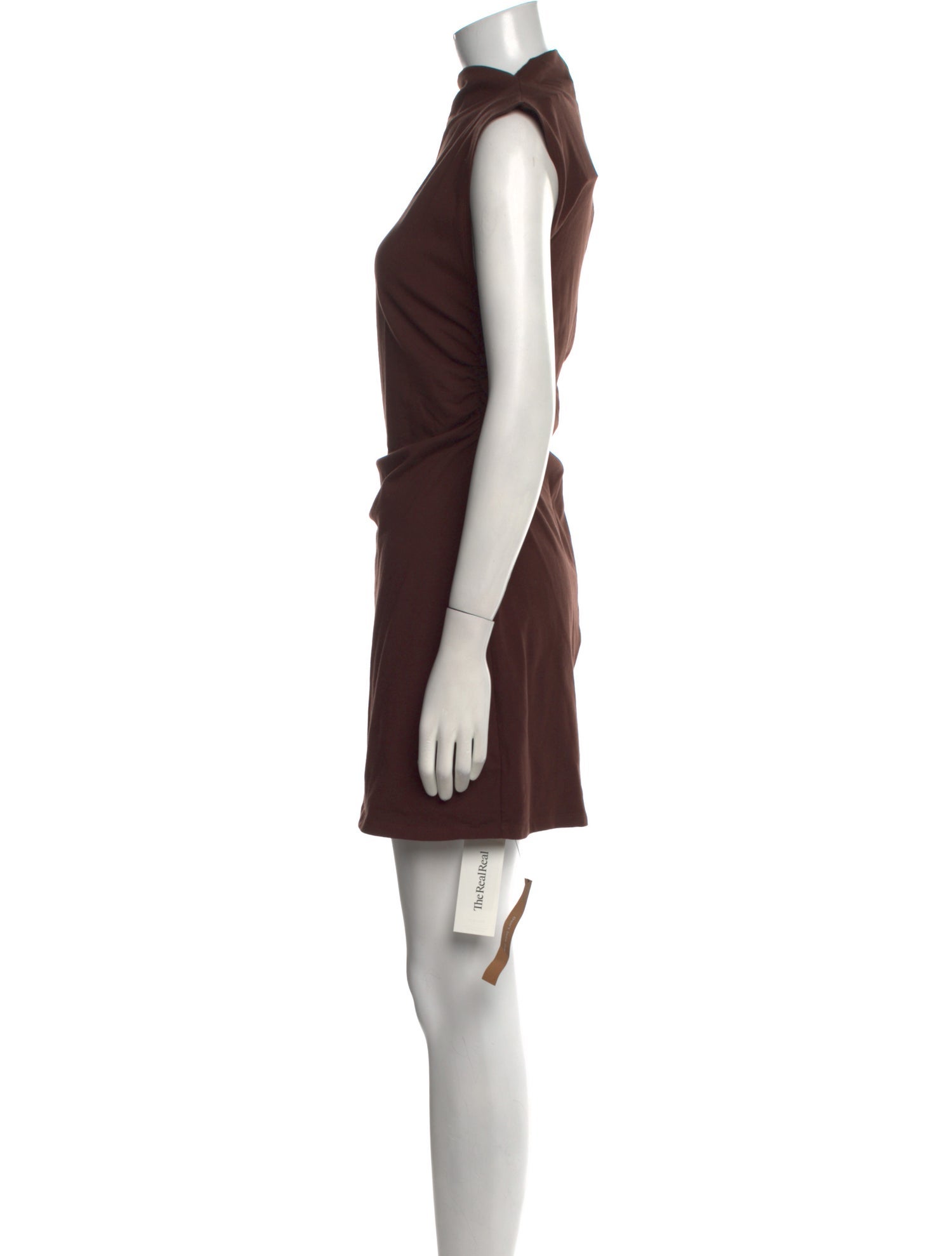 Reformation Mock Neck Mini Dress