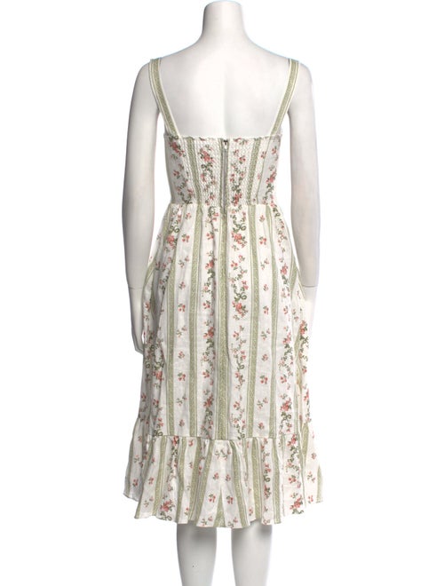 Reformation Linen Midi Length Dress